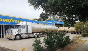 Road Train At Goodyear Dalby — Goodyear Auto Care In Dalby, QLD