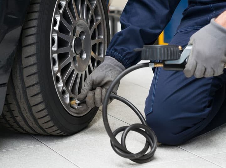 Fixing Flat Car Tyre — Goodyear Auto Care In Toowoomba, QLD